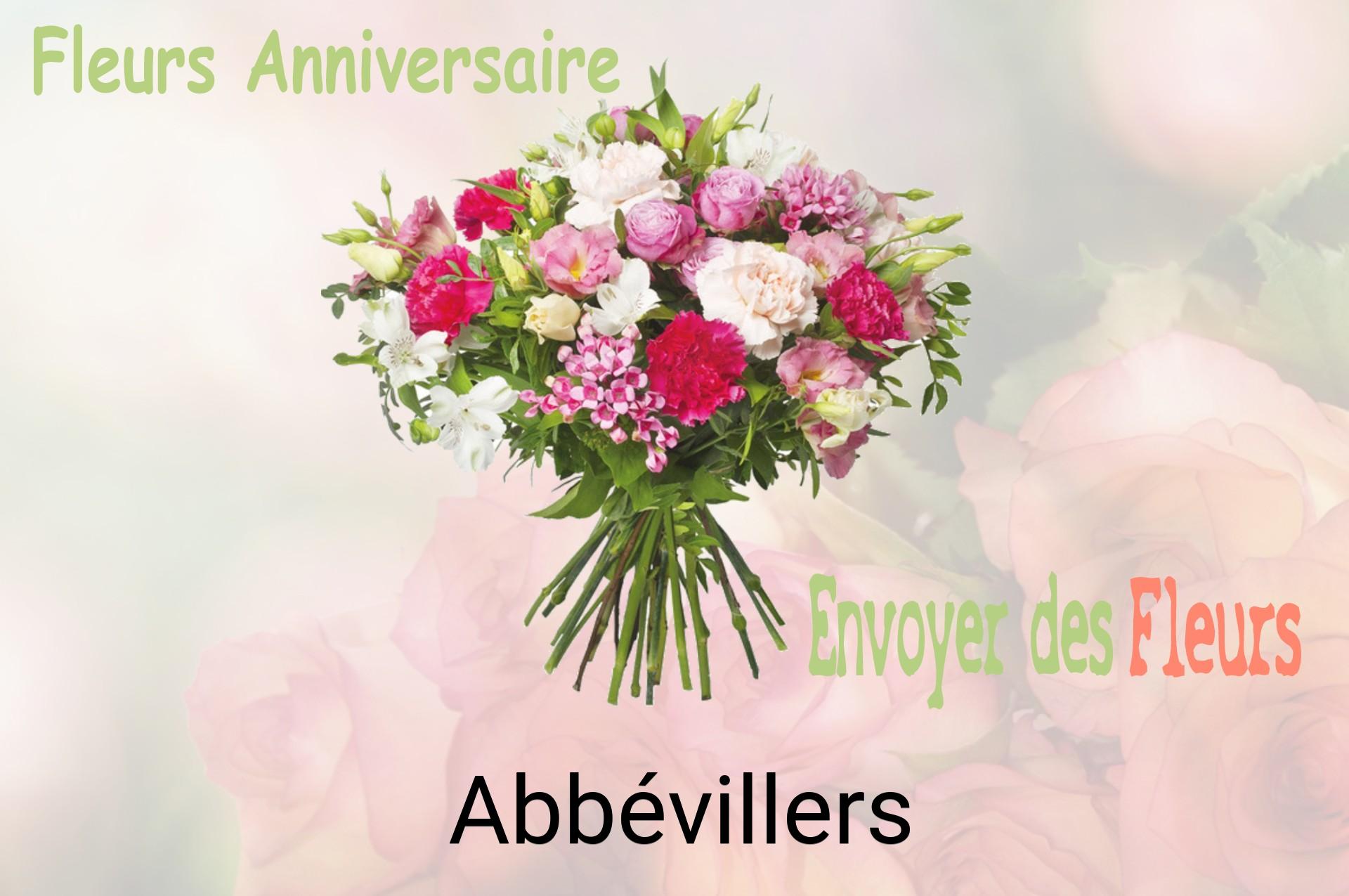 Bouquet de fleurs d’anniversaire livré à Abbévillers