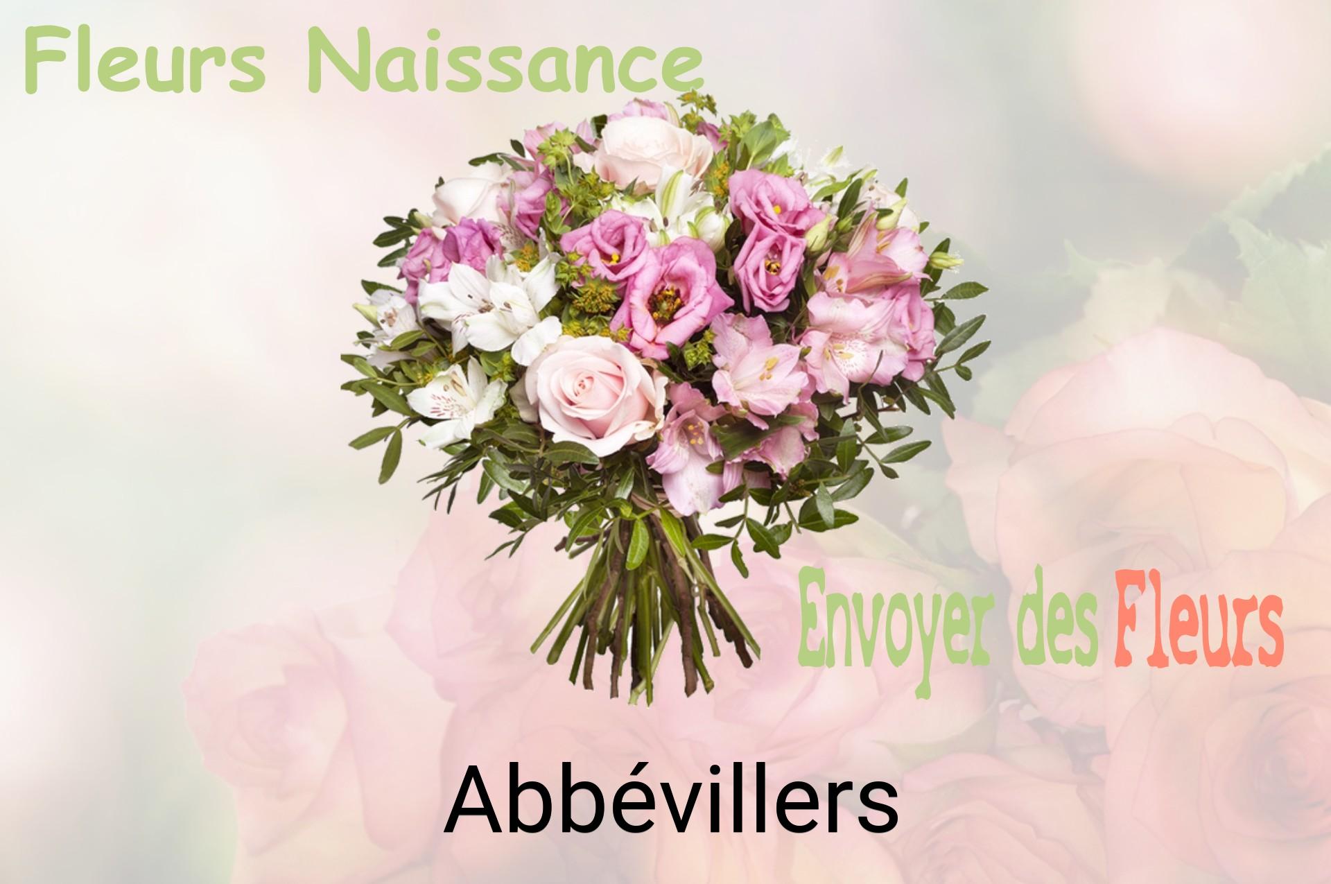 Bouquet de fleurs de naissance livré à Abbévillers